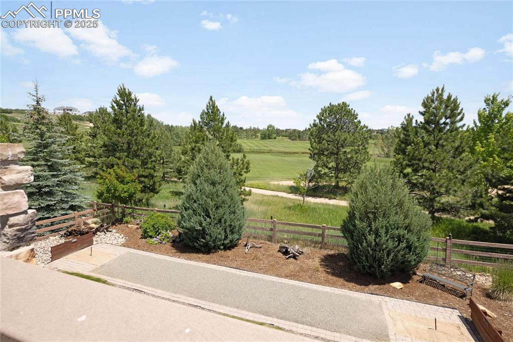 1131 Old North Gate Road Colorado Springs, CO 80921 - Photo 36 of 39 View of yard with a view of golf course