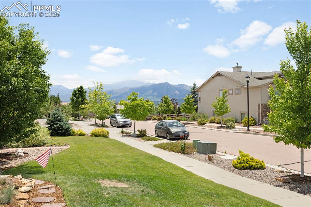 1131 Old North Gate Road Colorado Springs, CO 80921 - Photo 39 of 39 View of grassy yard with a mountain view
