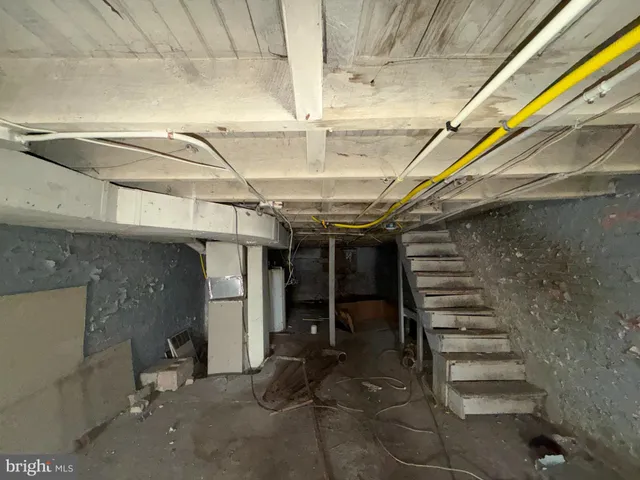 a view of storage and utility room