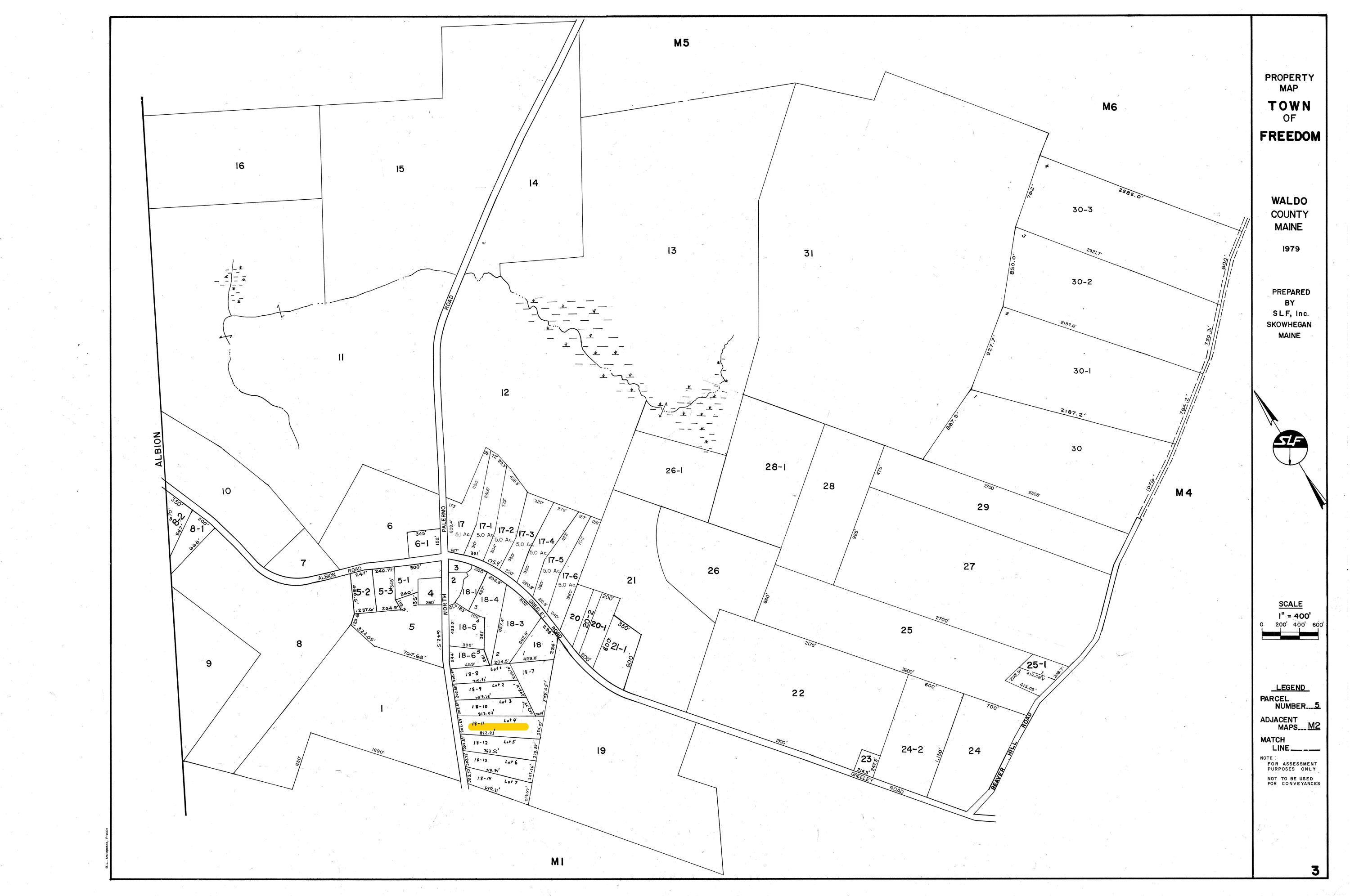 Lot 18-11 North Palermo Road Freedom, ME 04941 - Photo 3 of 5 NPR Tax Map