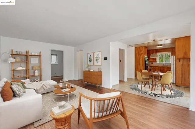 a bedroom with furniture and a couch