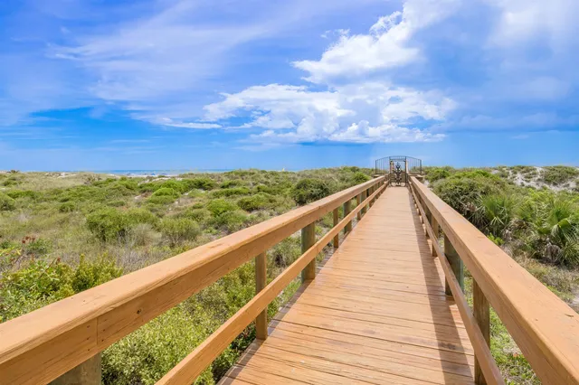 a view of a lake with beach