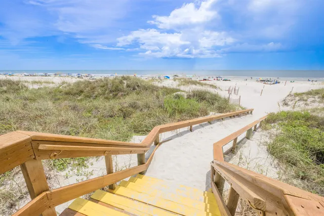 a view of a city with an ocean