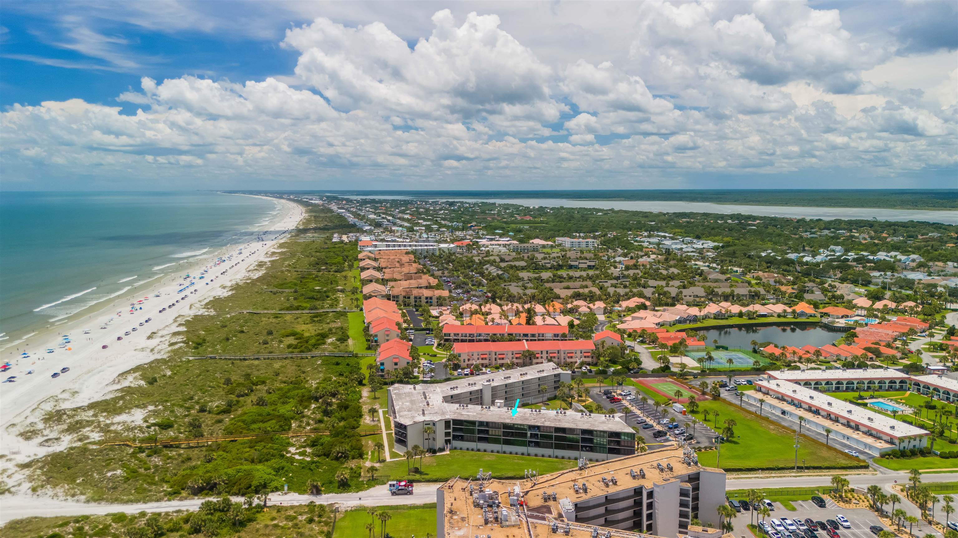 1 Dondanville Road, Unit 116C St. Augustine, FL 32080 - Photo 57 of 59 a view of a city with an ocean