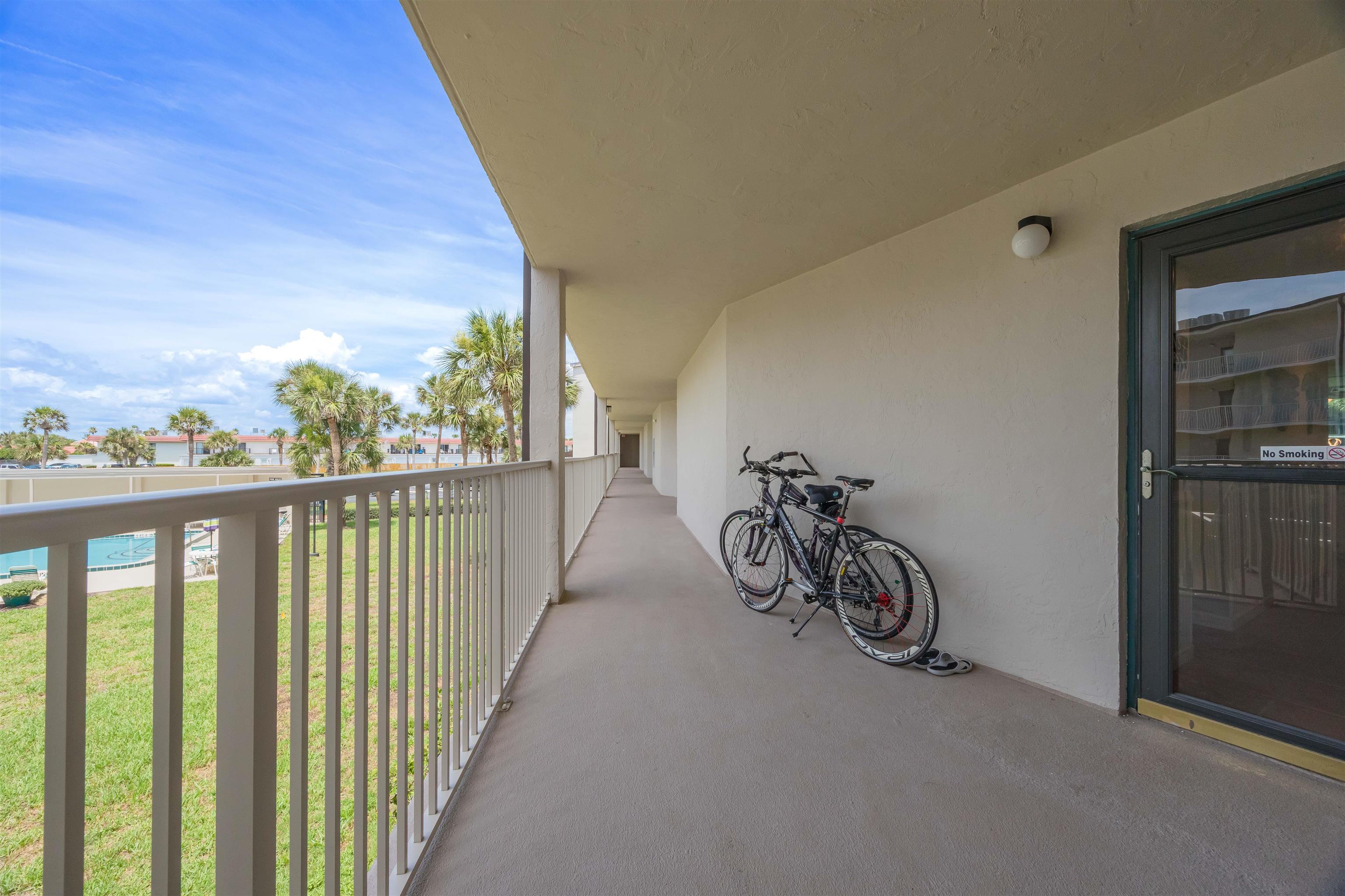 1 Dondanville Road, Unit 116C St. Augustine, FL 32080 - Photo 7 of 59 a view of a car garage with a bike