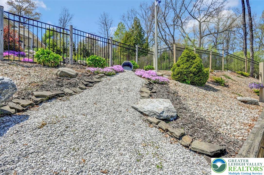 1284 Burger Hollow Road Effort, PA 18330 - Photo 87 of 100 Hardscaping Alongside Pool Area