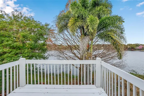 a view of a wooden fence