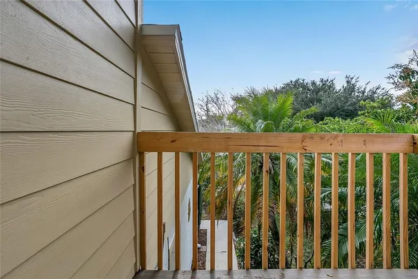 a view of wooden fence