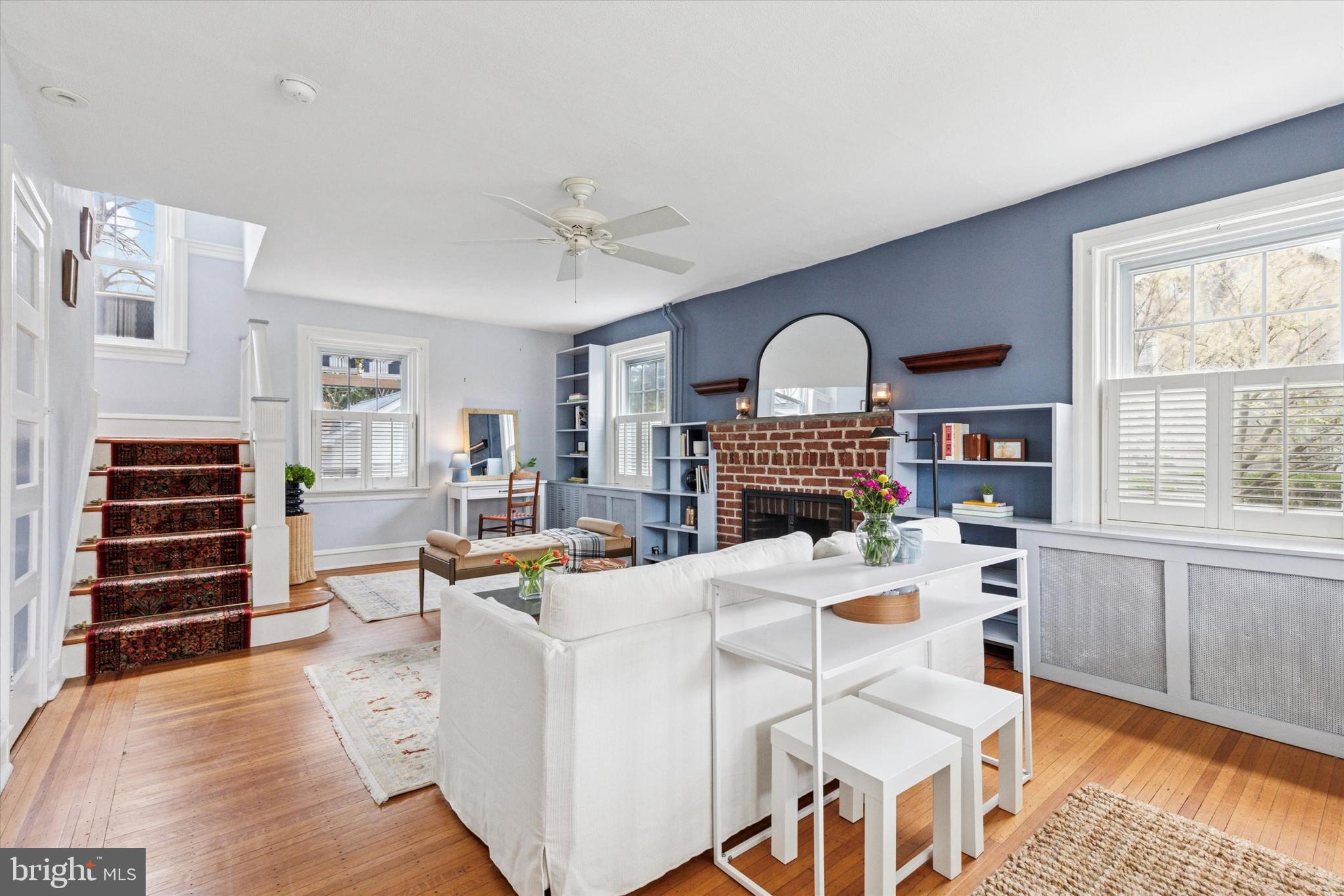 208 Sabine Avenue Narberth, PA 19072 - Photo 7 of 38 a view of a dining room kitchen and a wooden floor