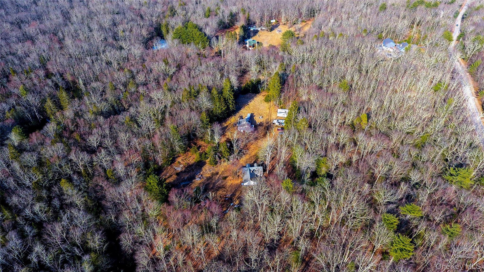 1021 Pine Kill Road Wurtsboro, NY 12790 - Photo 34 of 37 Aerial view featuring a forest view
