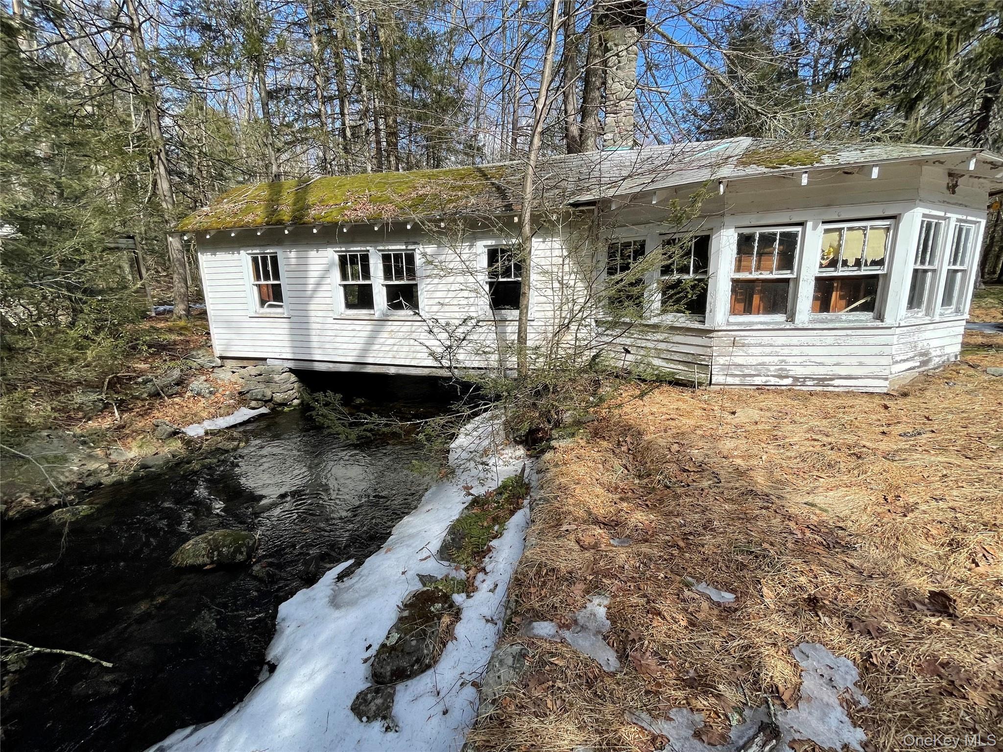 1021 Pine Kill Road Wurtsboro, NY 12790 - Photo 8 of 37 unique over the stream cottage, with fireplace. needs tune up