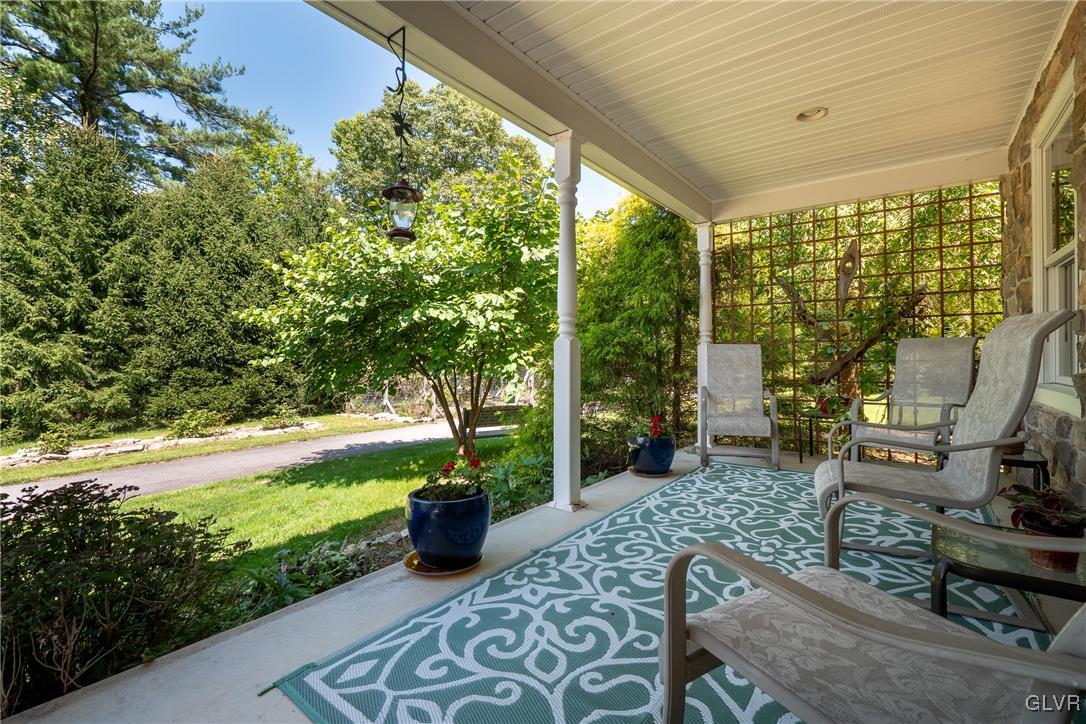 2413 Point Phillips Road Kunkletown, PA 18058 - Photo 12 of 48 a garden view with a seating space