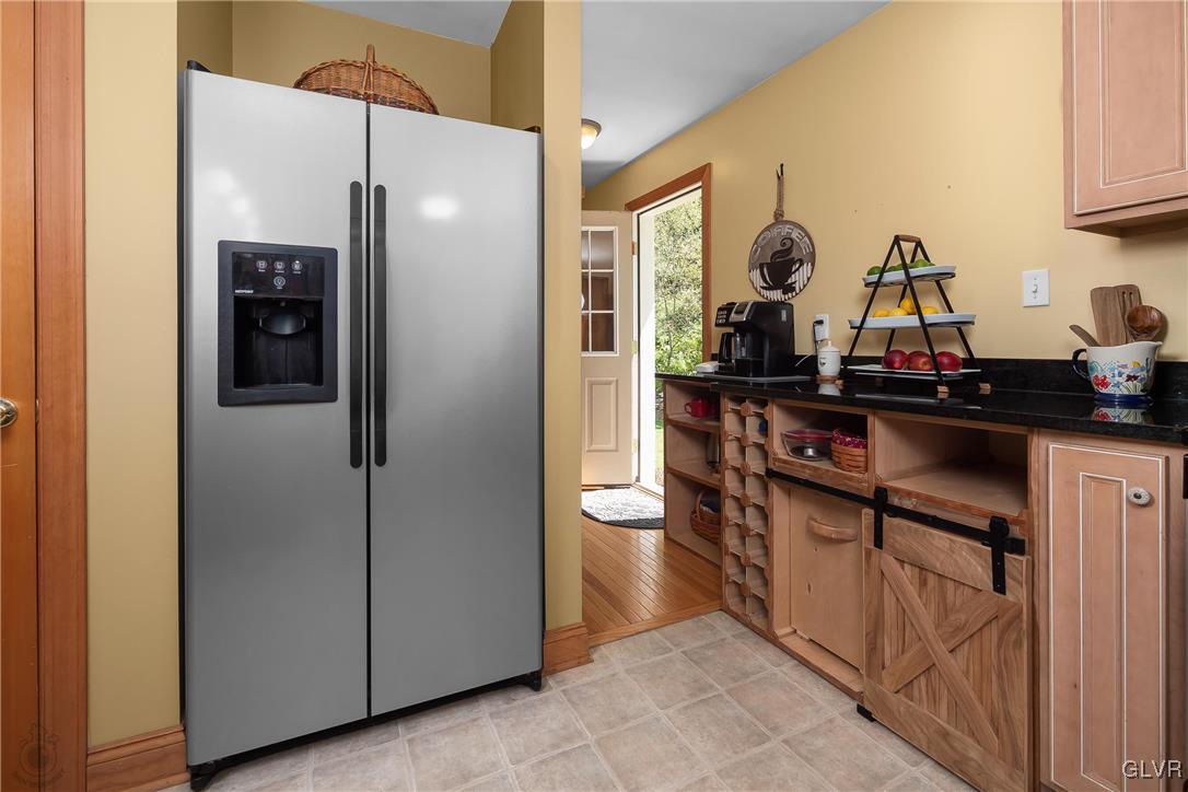 2413 Point Phillips Road Kunkletown, PA 18058 - Photo 16 of 48 a kitchen with stainless steel appliances a refrigerator and a sink