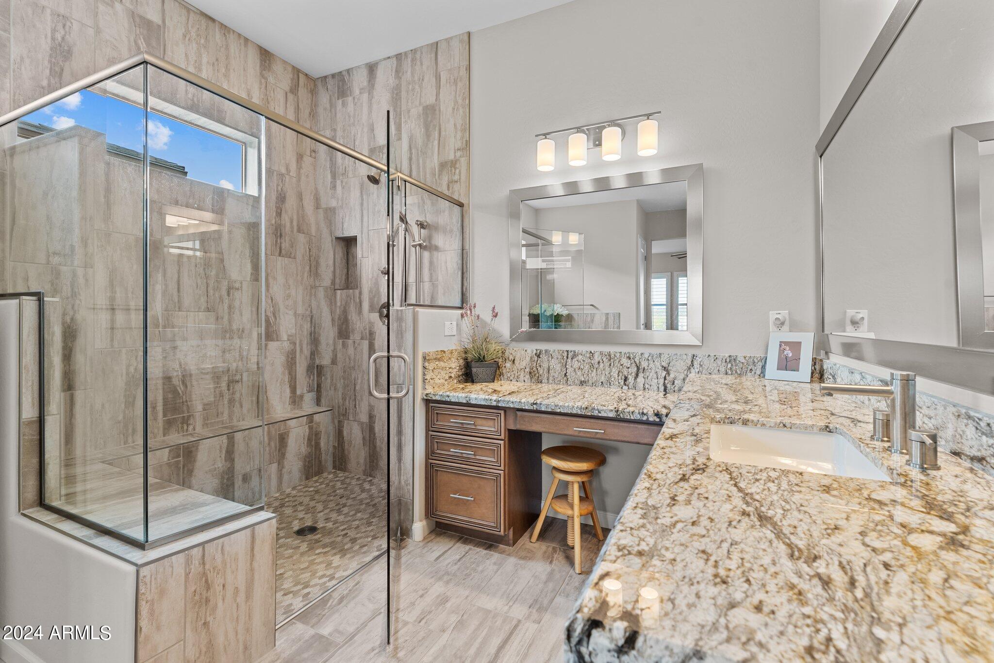 3823 Ridge Runner Way Wickenburg, AZ 85390 - Photo 20 of 66 Large Walk-in Shower
