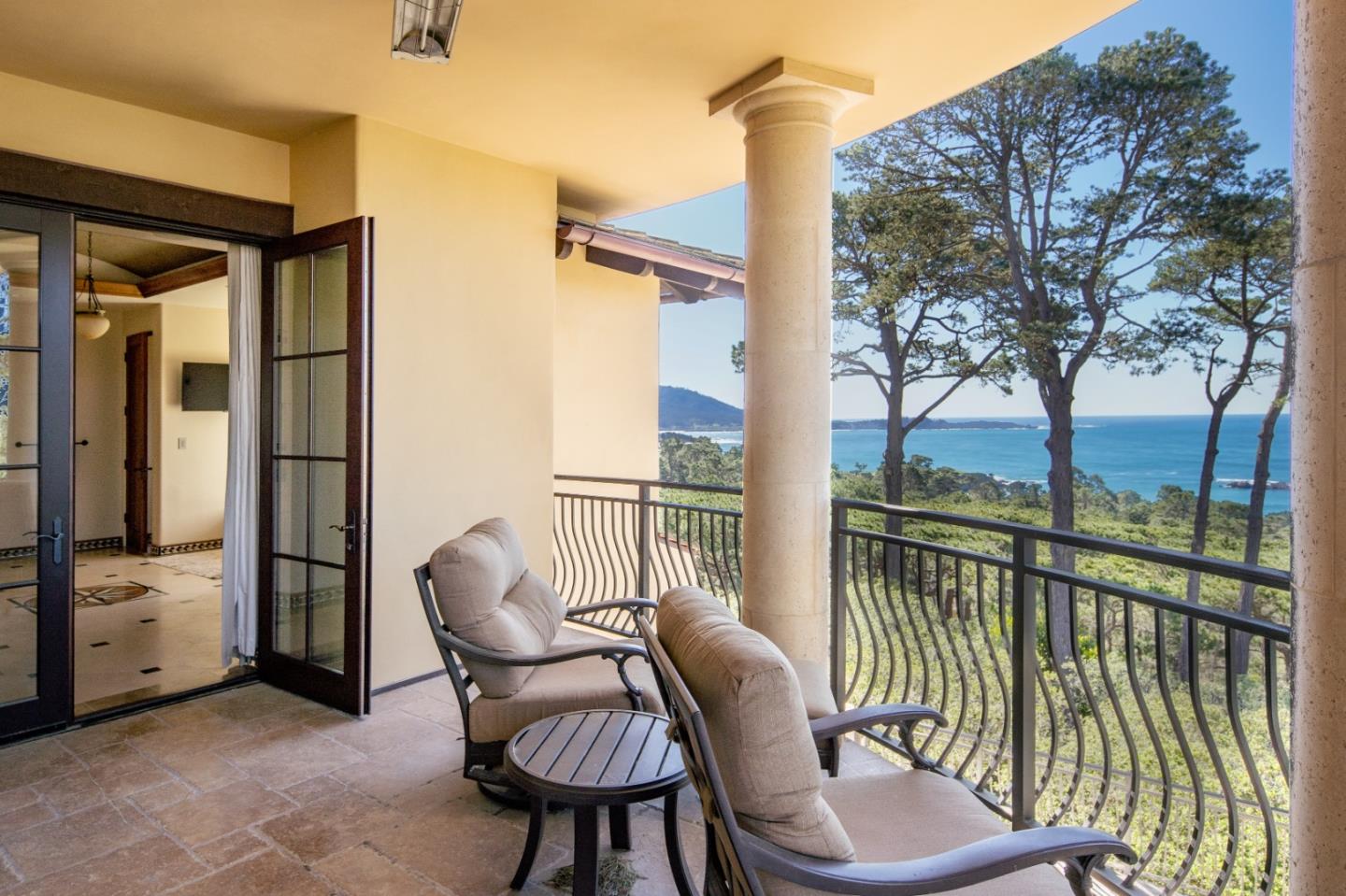 3164 Palmero Way Pebble Beach, CA 93953 - Photo 24 of 24 a view of a balcony with furniture