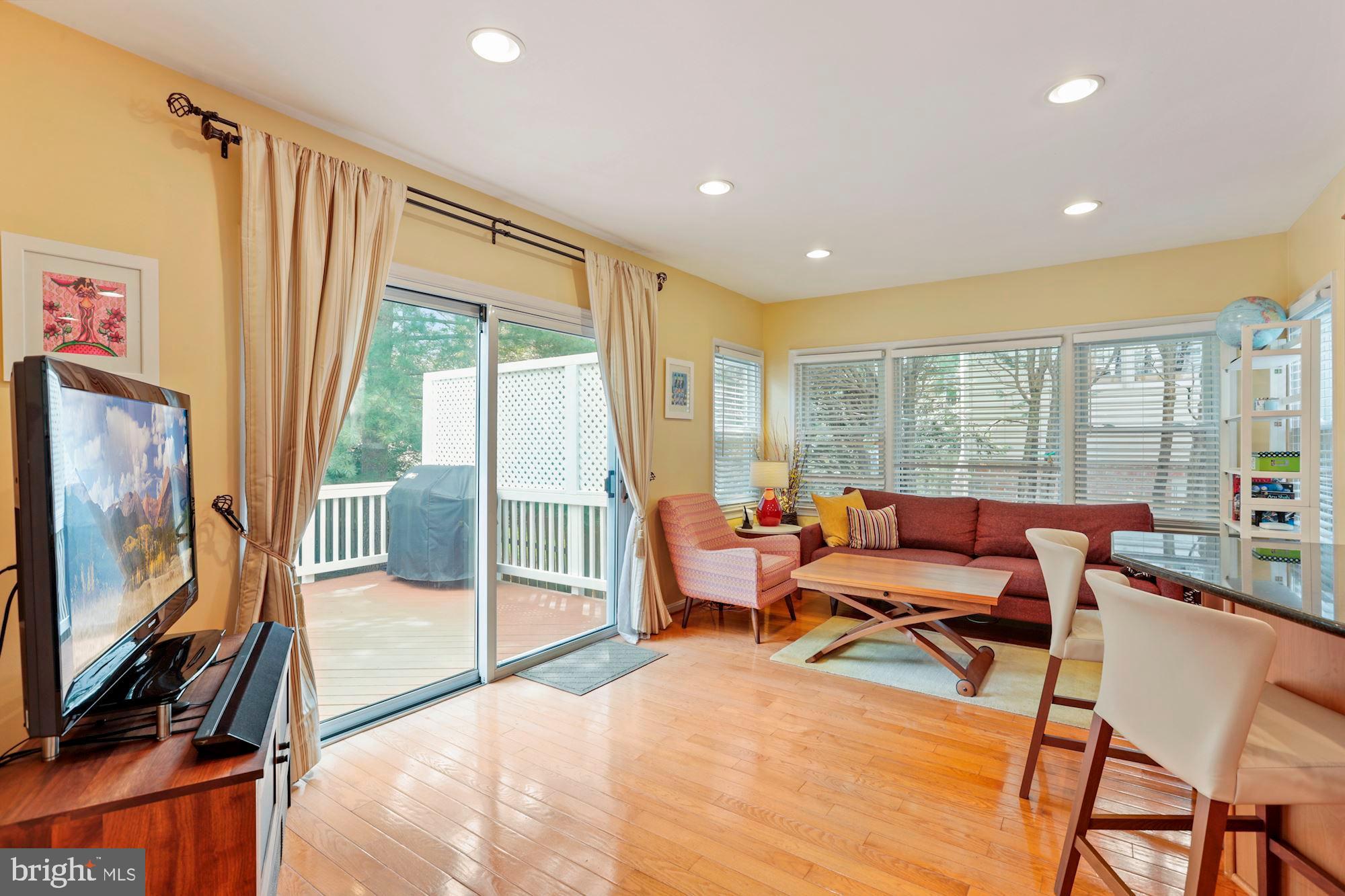 6849 St Albans Road McLean, VA 22101 - Photo 14 of 42 walk out to deck from family room