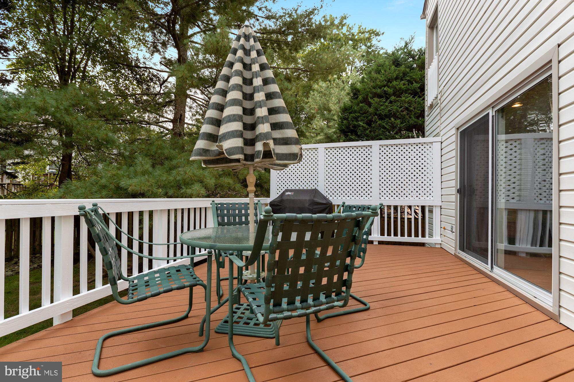 6849 St Albans Road McLean, VA 22101 - Photo 18 of 42 Rear deck and sliding door to family room