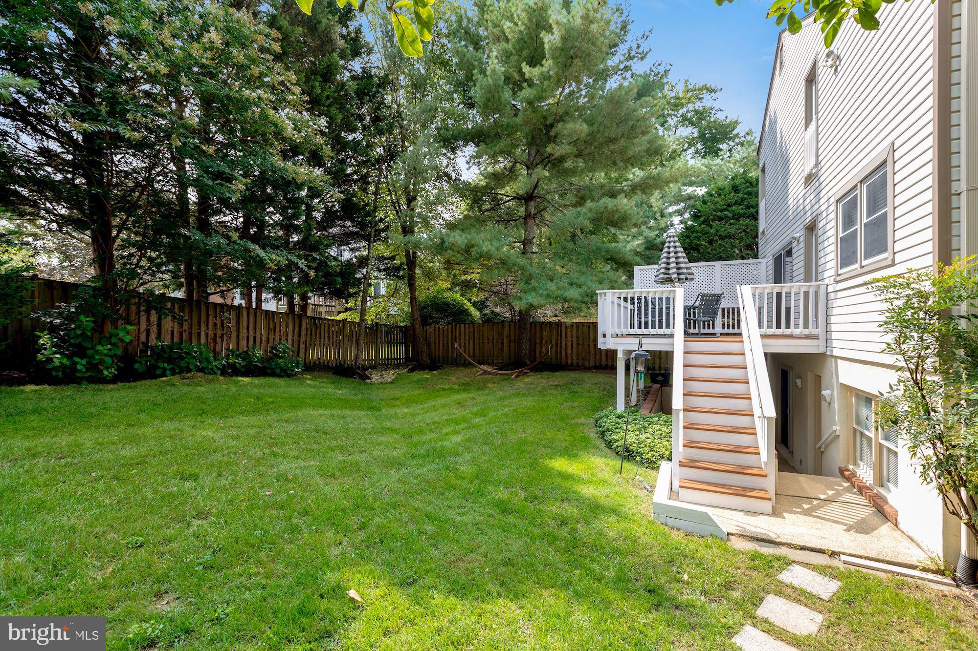 6849 St Albans Road McLean, VA 22101 - Photo 39 of 42 Steps down to rear yard and walkway to garage