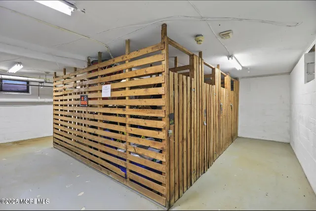 a view of walk in closet with stairs