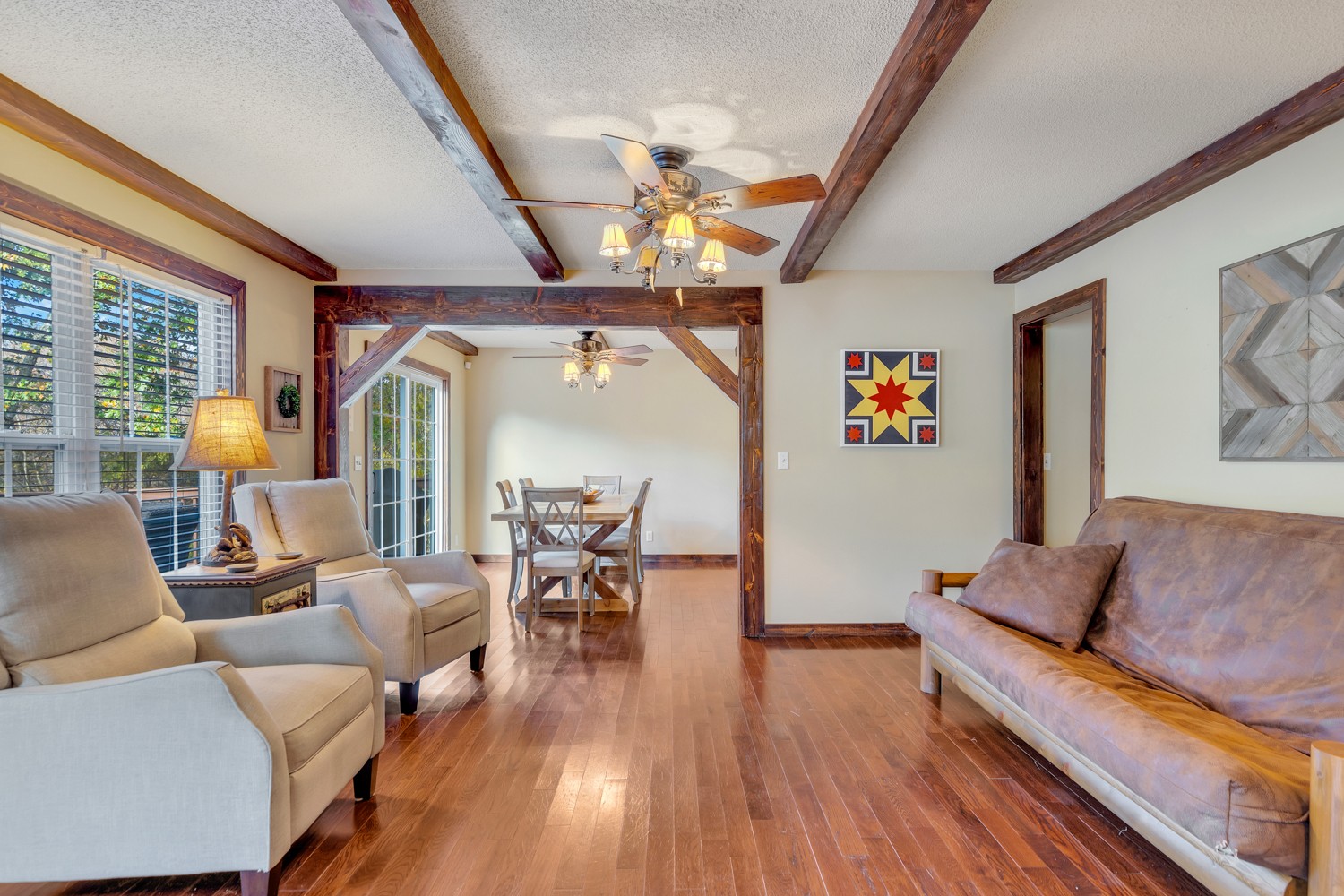 325 Silver Point Road Silver Point, TN 38582 - Photo 7 of 24 a living room with furniture and a chandelier