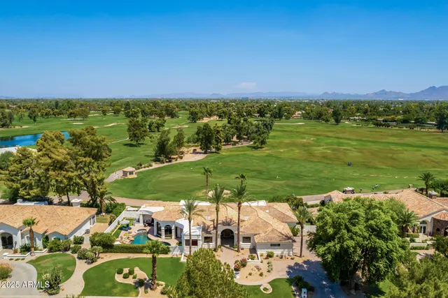 a view of a lake with a mountain in the background