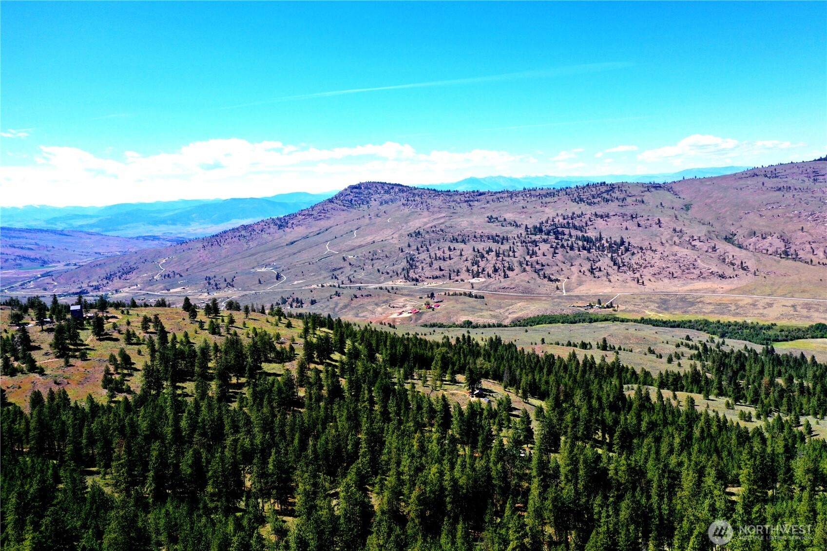 333 Patterson Creek Road Tonasket, WA 98855 - Photo 11 of 30 a view of a field with mountains in the background