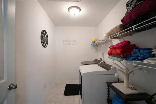 a room with storage and utility