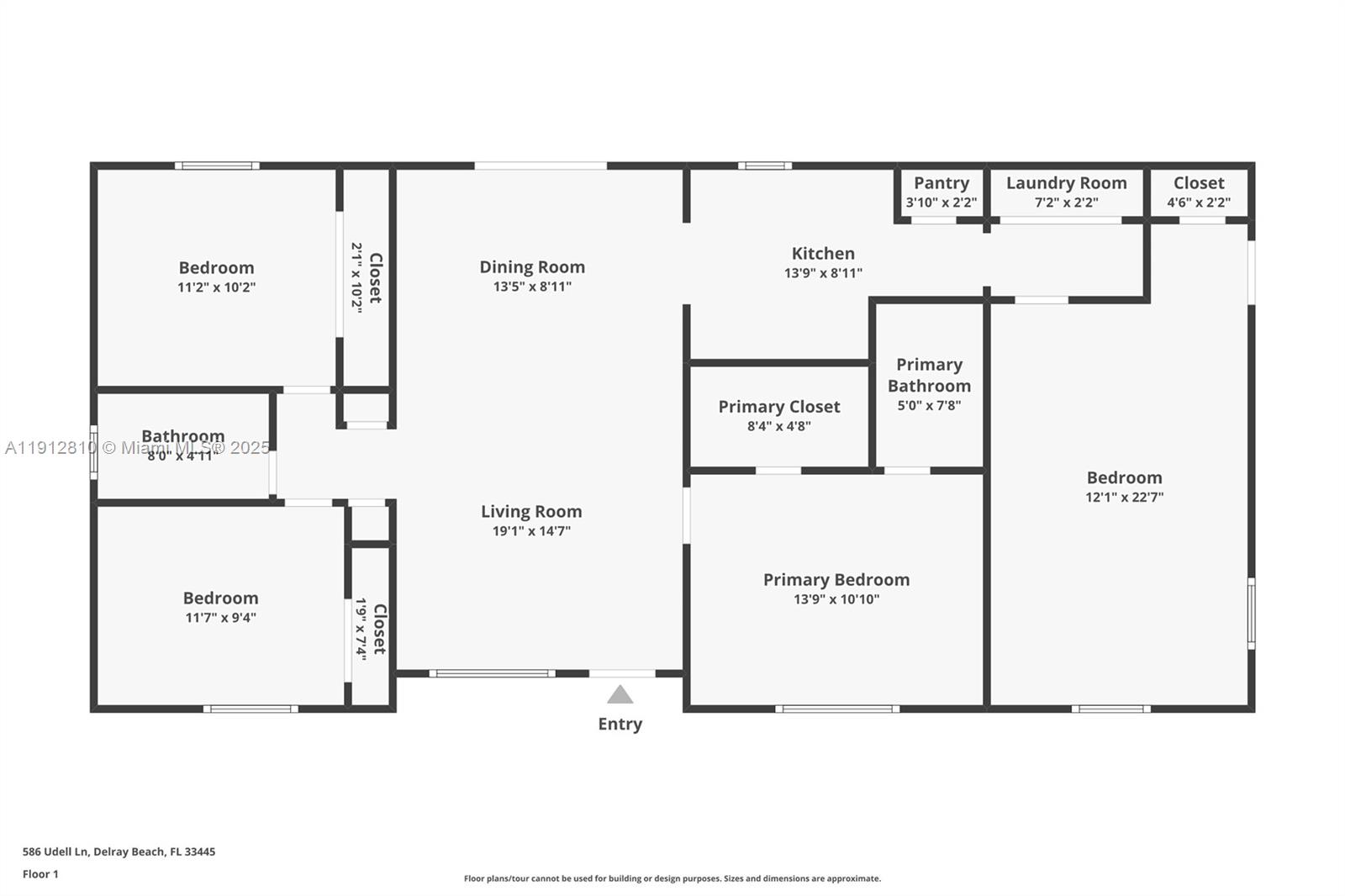 586 Udell Lane Delray Beach, FL 33445 - Photo 16 of 16 a picture of a cabinet with a white wall