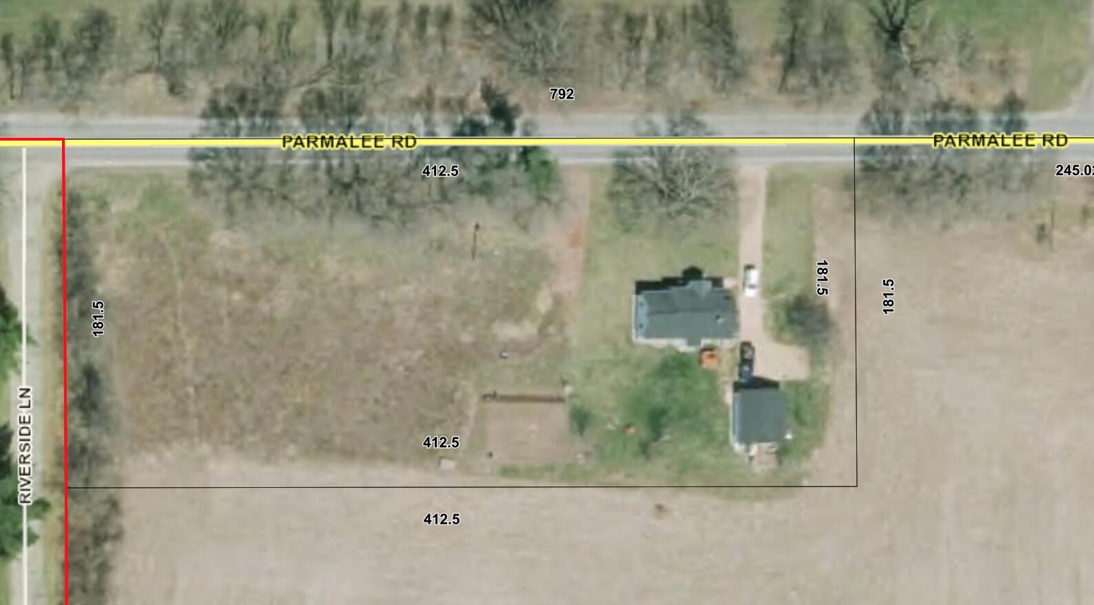 9111 Parmalee Road Middleville, MI 49333 - Photo 39 of 39 Aerial of Lot dimensions