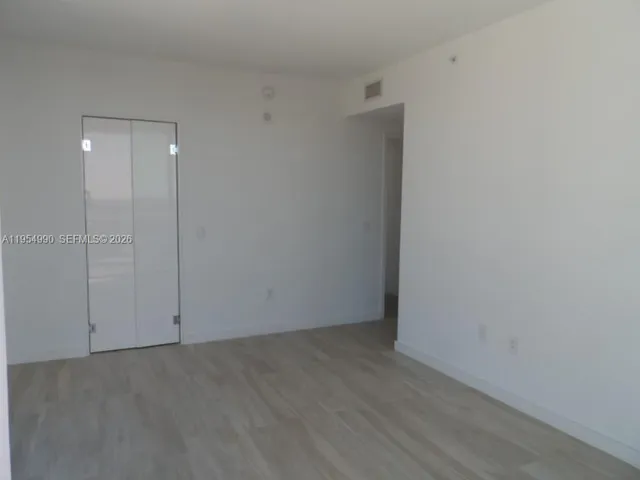 a close view of closet