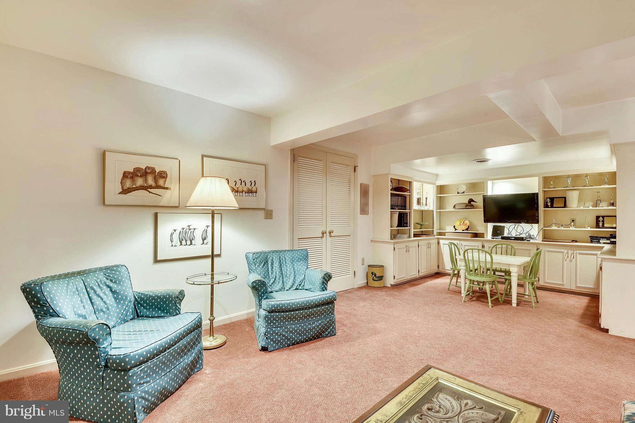 5615 Lamar Road Bethesda, MD 20816 - Photo 18 of 23 Lower Level Family Room