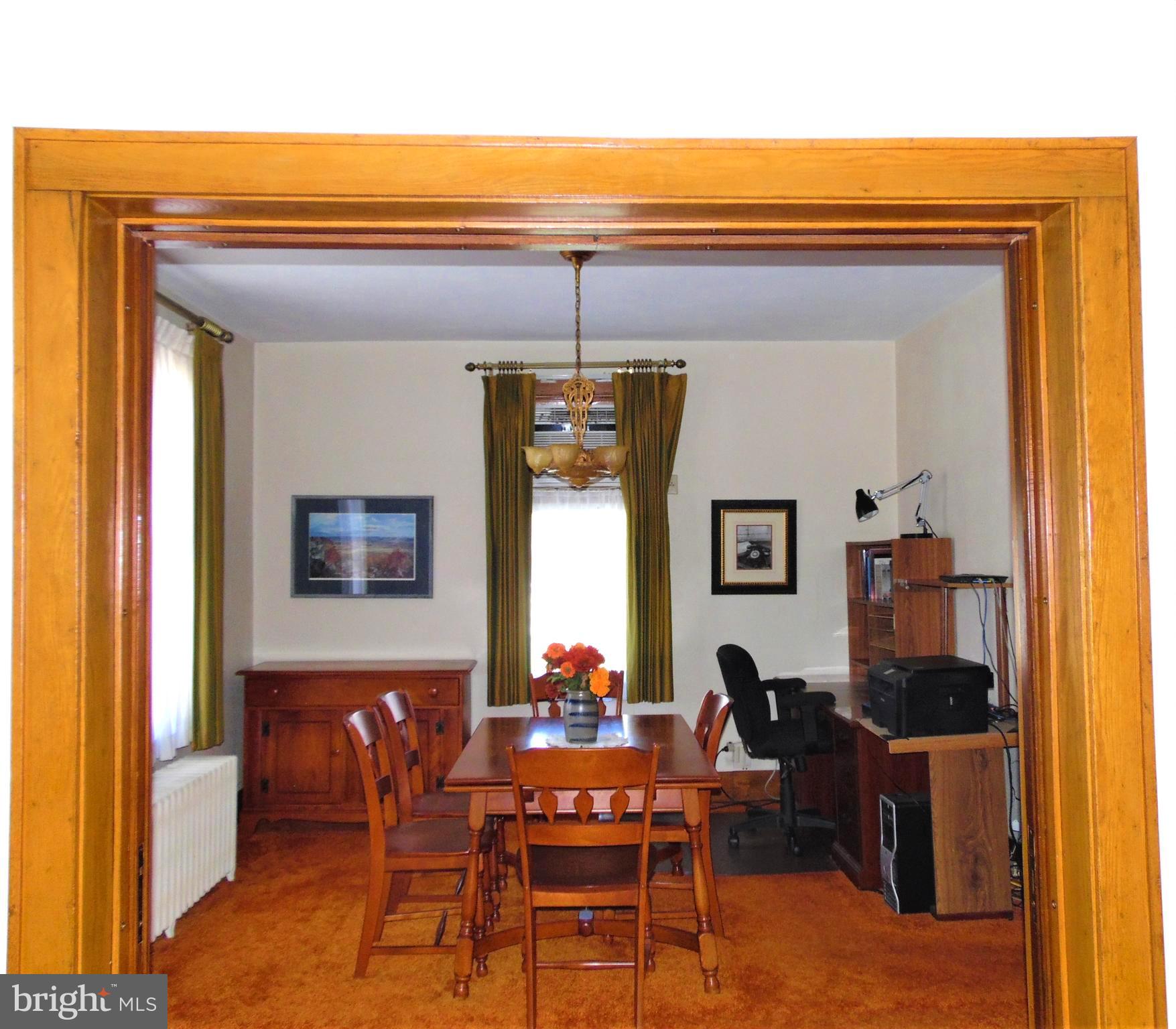 18908 Legislative Road Southwest Barton, MD 21521 - Photo 10 of 28 Living opens into Dining Room with Pocket Doors