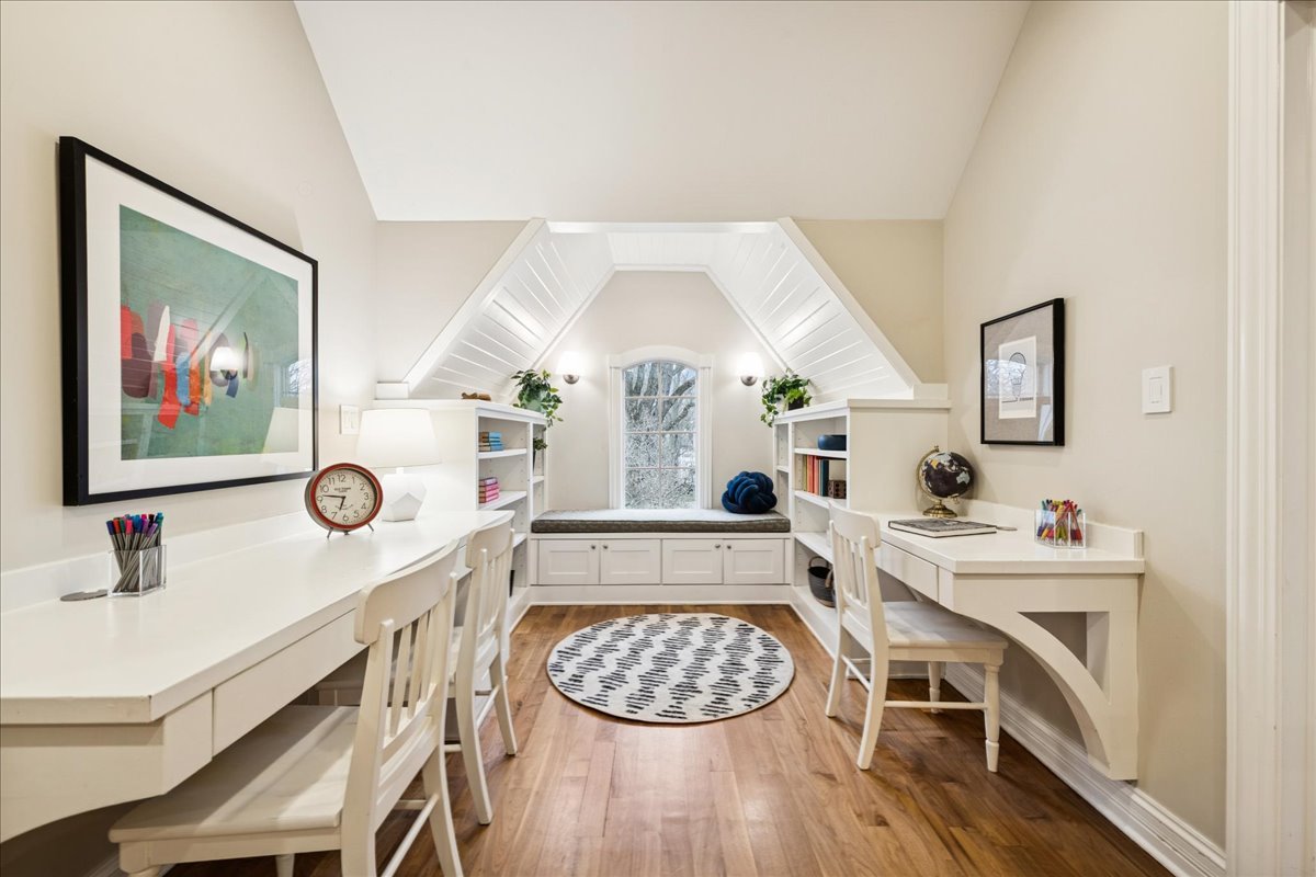 343 Washington Avenue Glencoe, IL 60022 - Photo 16 of 35 a view of a dining room with furniture window and wooden floor