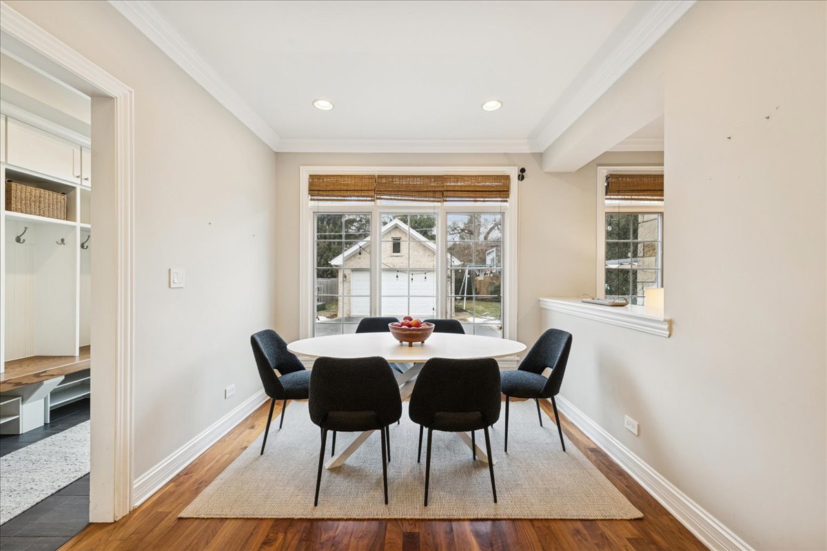 343 Washington Avenue Glencoe, IL 60022 - Photo 10 of 35 a dining room with furniture and wooden floor