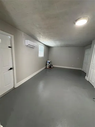 a view of a backyard of a house