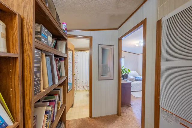 a view of an entryway with seating