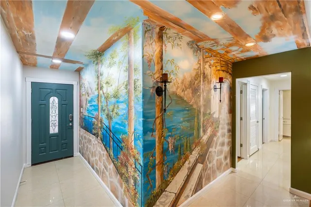 a view of an entryway