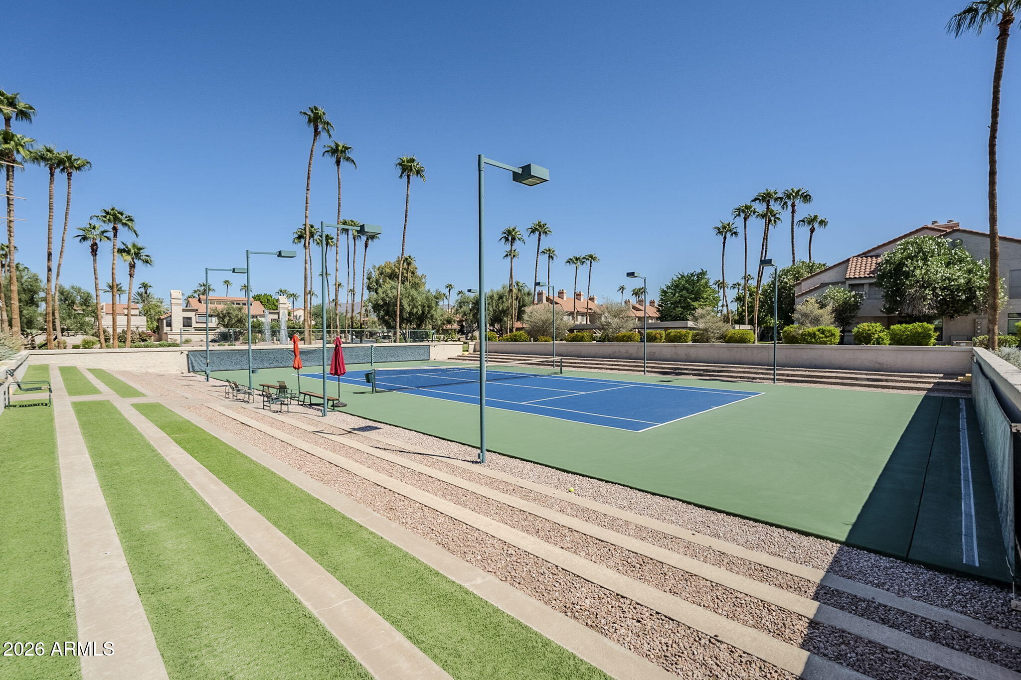 9705 East Mountain View Road, Unit 1036 Scottsdale, AZ 85258 - Photo 36 of 50 a view of a basket ball ground