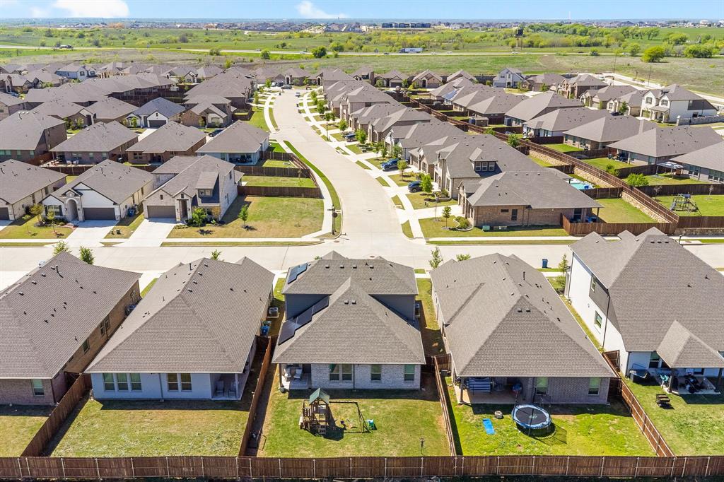 1125 Knightsbridge Road Argyle, TX 76226 - Photo 24 of 27 an aerial view of residential houses with outdoor space