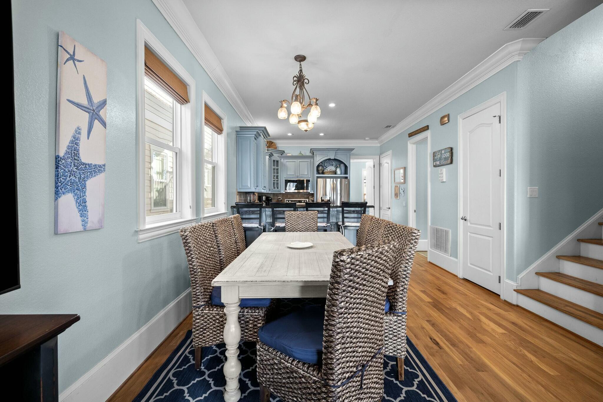 136 Surfer Lane Inlet Beach, FL 32461 - Photo 18 of 50 a view of a dining room with furniture window and wooden floor