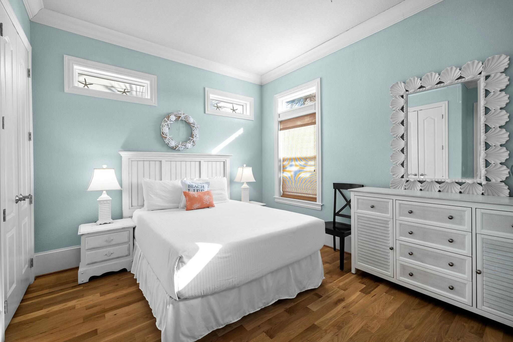 136 Surfer Lane Inlet Beach, FL 32461 - Photo 25 of 50 a bedroom with a bed and a dresser