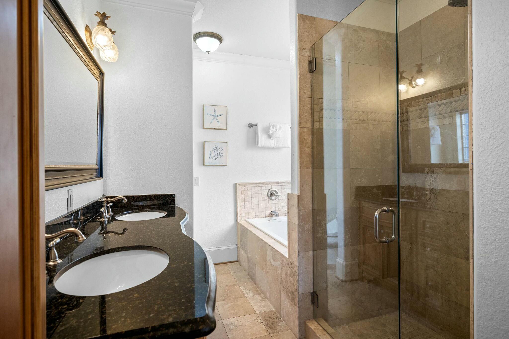 136 Surfer Lane Inlet Beach, FL 32461 - Photo 29 of 50 a bathroom with a sink a toilet and shower