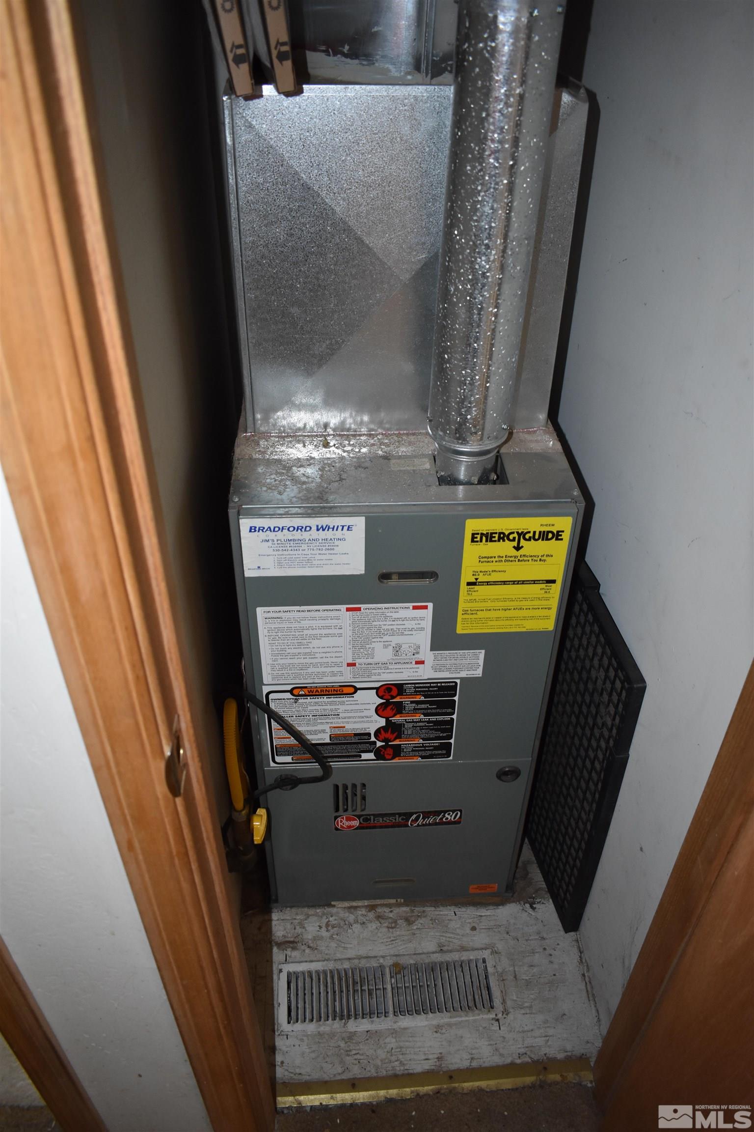 229 Sunflower Circle Stateline, NV 89449 - Photo 18 of 27 a view of water heater room