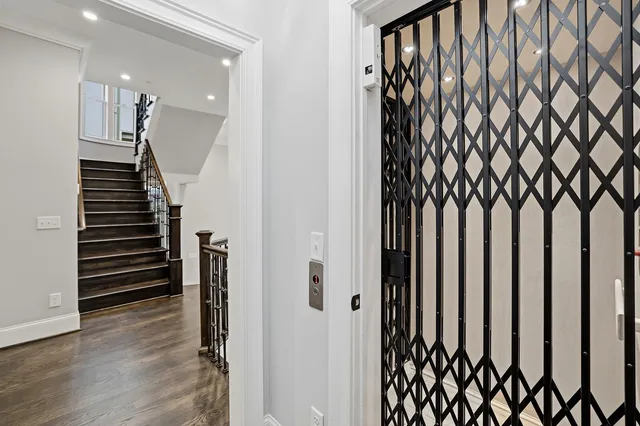 a living room with furniture and window
