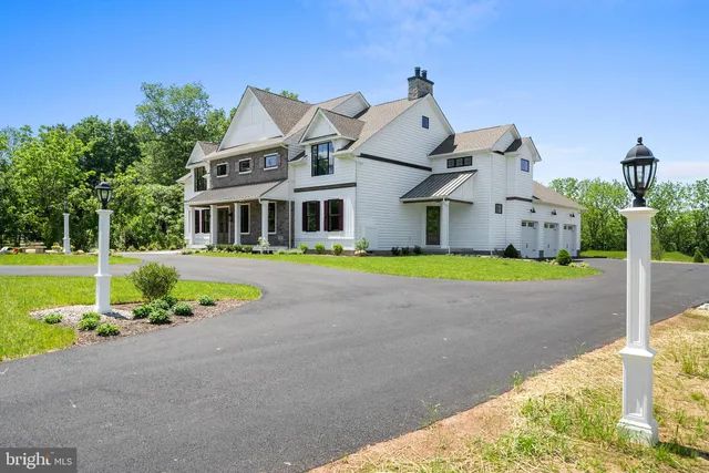 a view of a house with a swimming pool