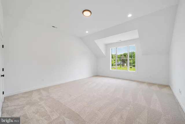 a view of hallway with window