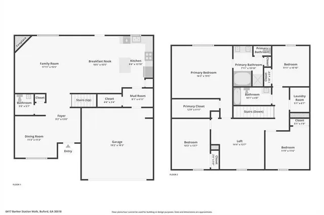 $415,000 | 6417 Barker Station Walk Northeast, Sugar Hill, GA 30518