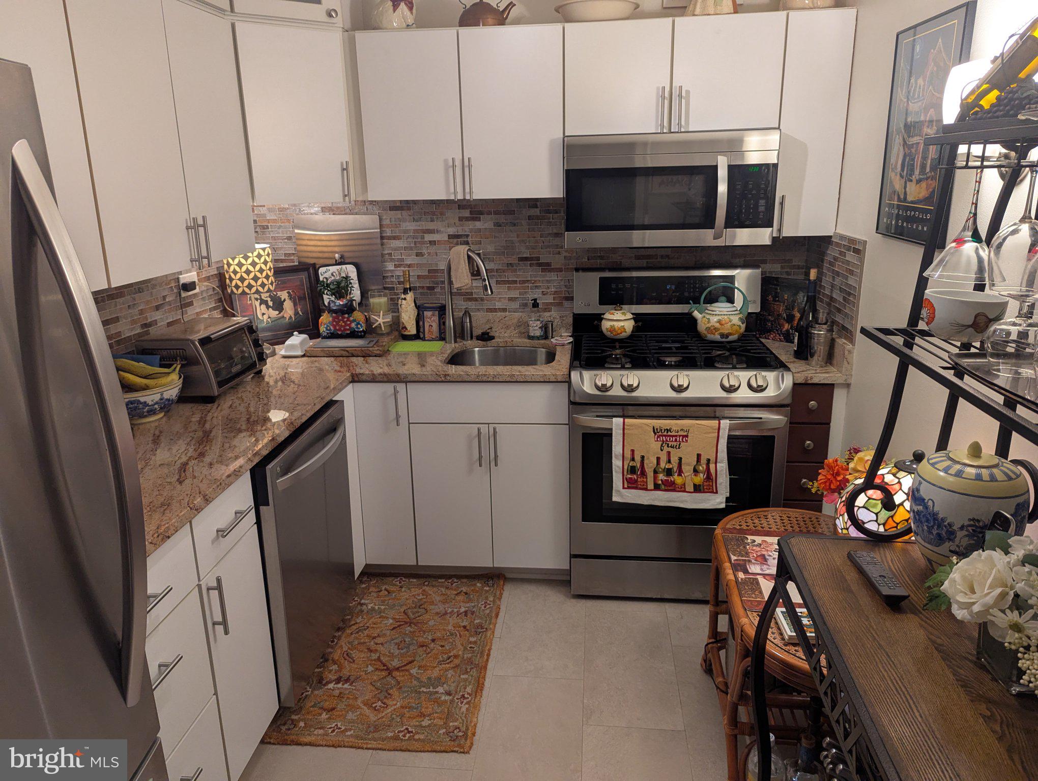 700 7th Street Southwest, Unit 526 Washington, DC 20024 - Photo 13 of 53 Modern kitchen with stylish finishes.