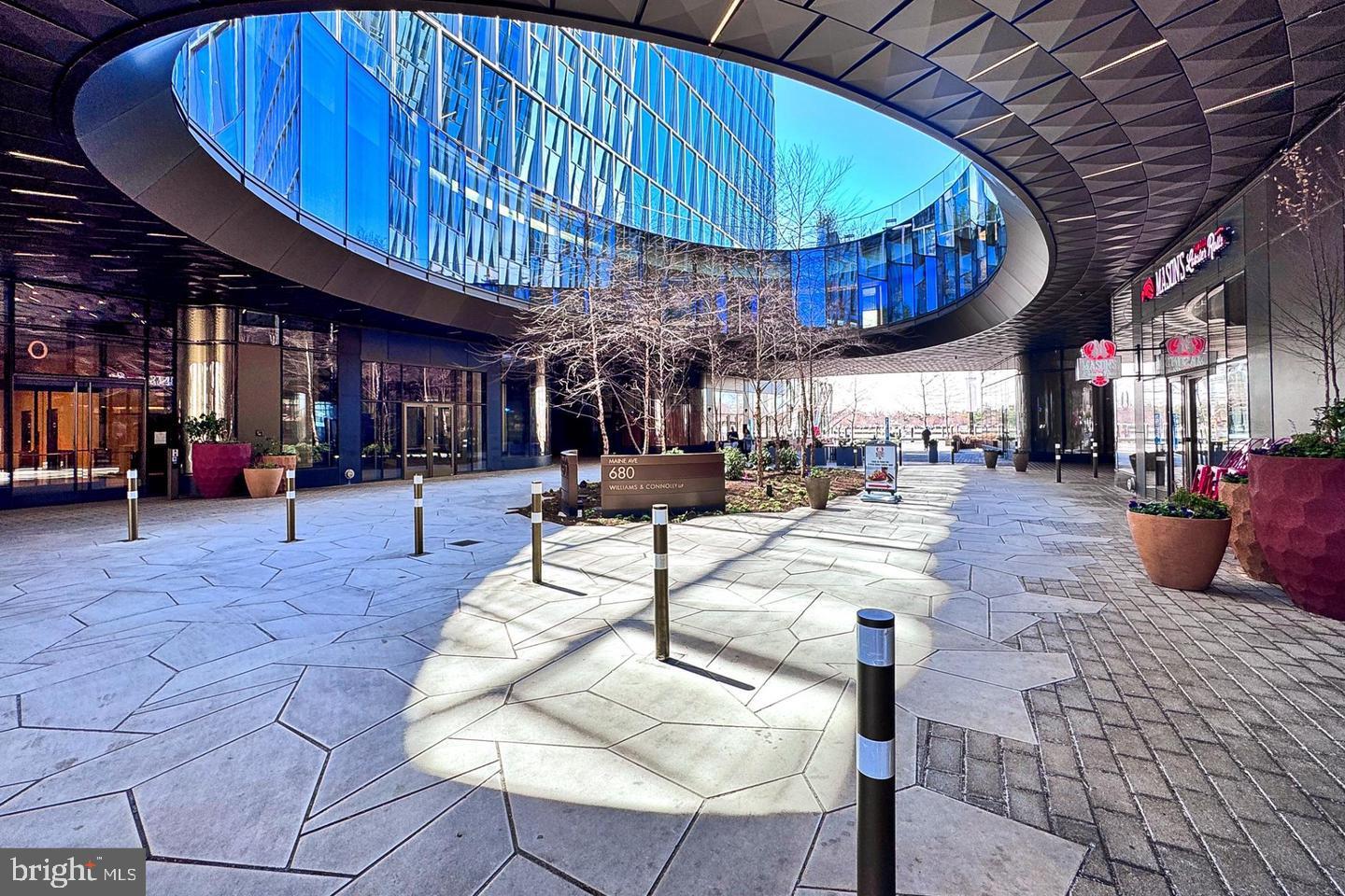 700 7th Street Southwest, Unit 526 Washington, DC 20024 - Photo 52 of 53 Modern urban plaza with sleek design.