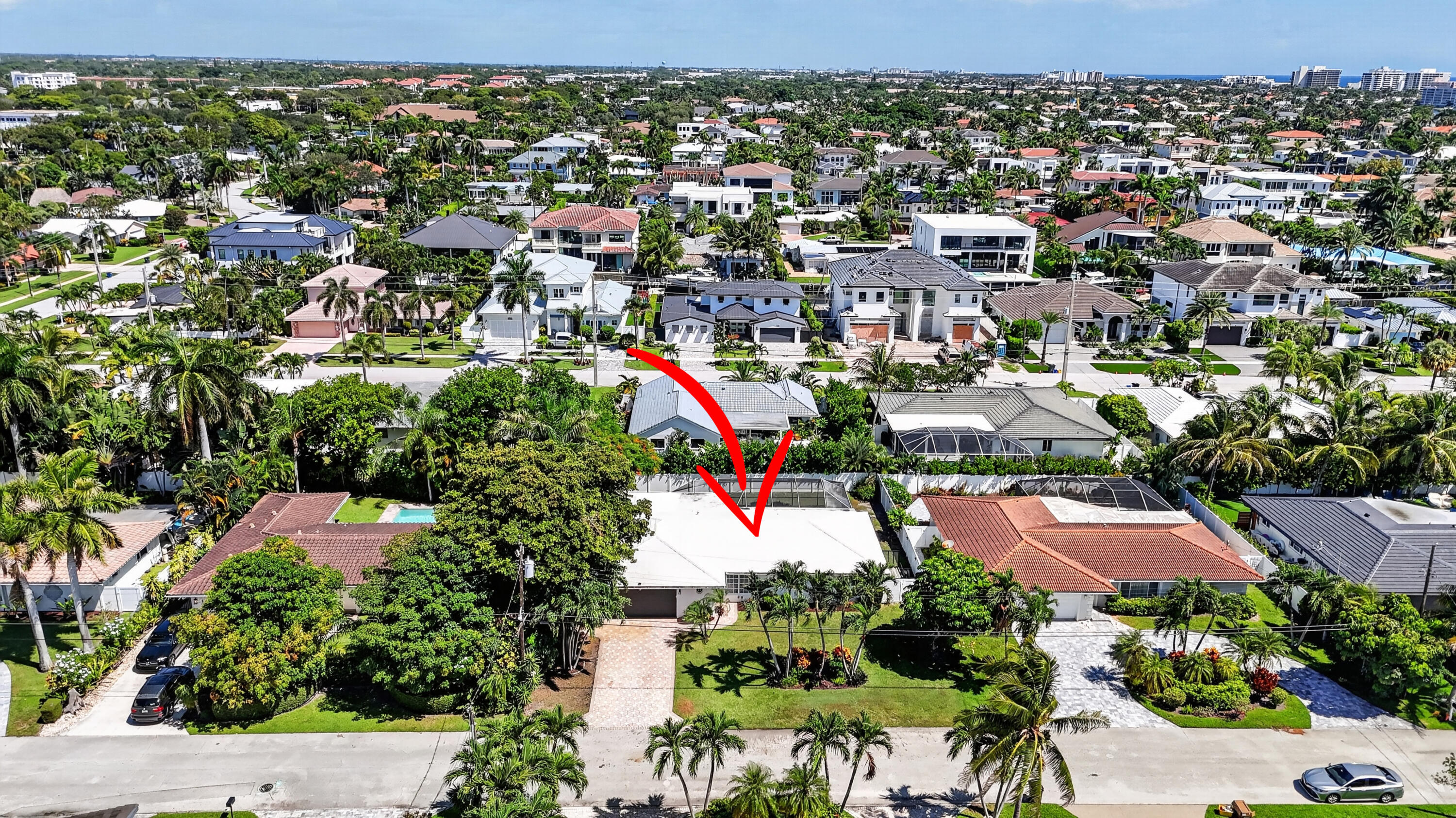 741 Berkley Street Boca Raton, FL 33487 - Photo 27 of 28 Aerial view